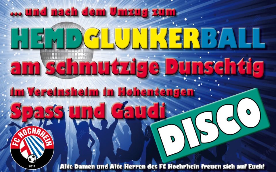 Hemdglunkerball 2023 / Schmutziger Donnerstag